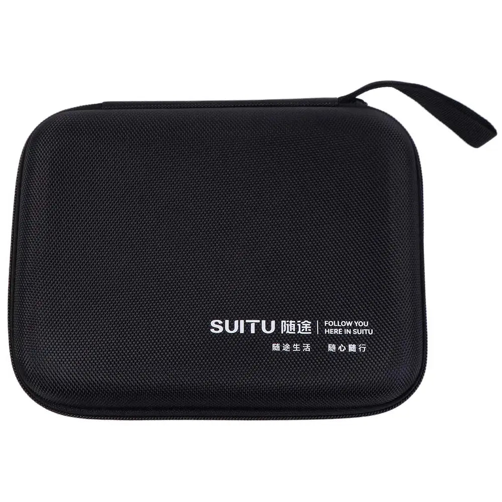 EVA PU Car Vacuum Cleaner Storage Bag Storage Hard Portable Air Pump Dustproof Bag Organizer Portable Car Hard Shell Storage Bag Zpaxo black