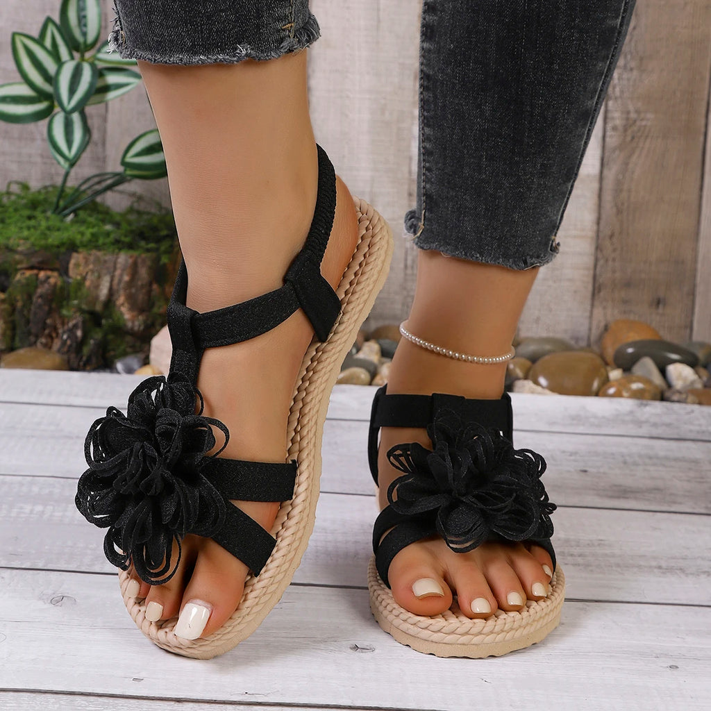 2026 Summer Leisure Sandals Women Soft Sole Light Weight Flat Shoes Zpaxo