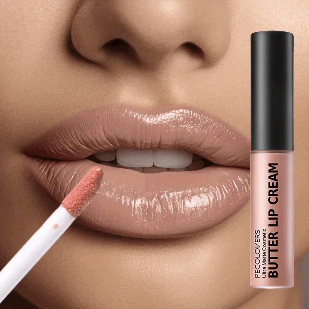 Sexy Red Nude Lipstick Waterproof Long Lasting Non-fade Matte Velvet Lip Glaze Non-stick Cup Lip Tint Women Makeup Zpaxo