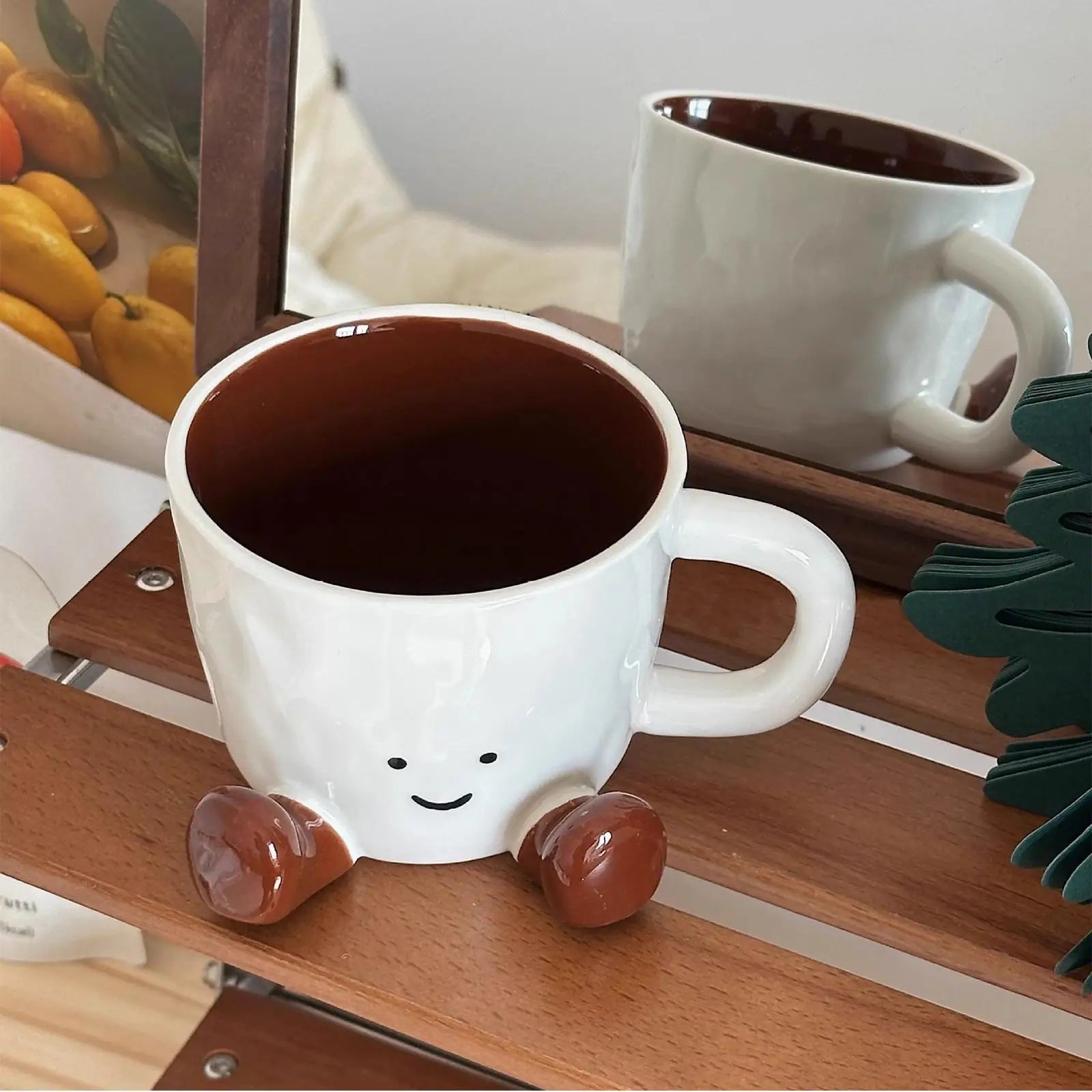 Foot Shape Coffee Mug Creative Ceramic Cup Feet Household Water Milk