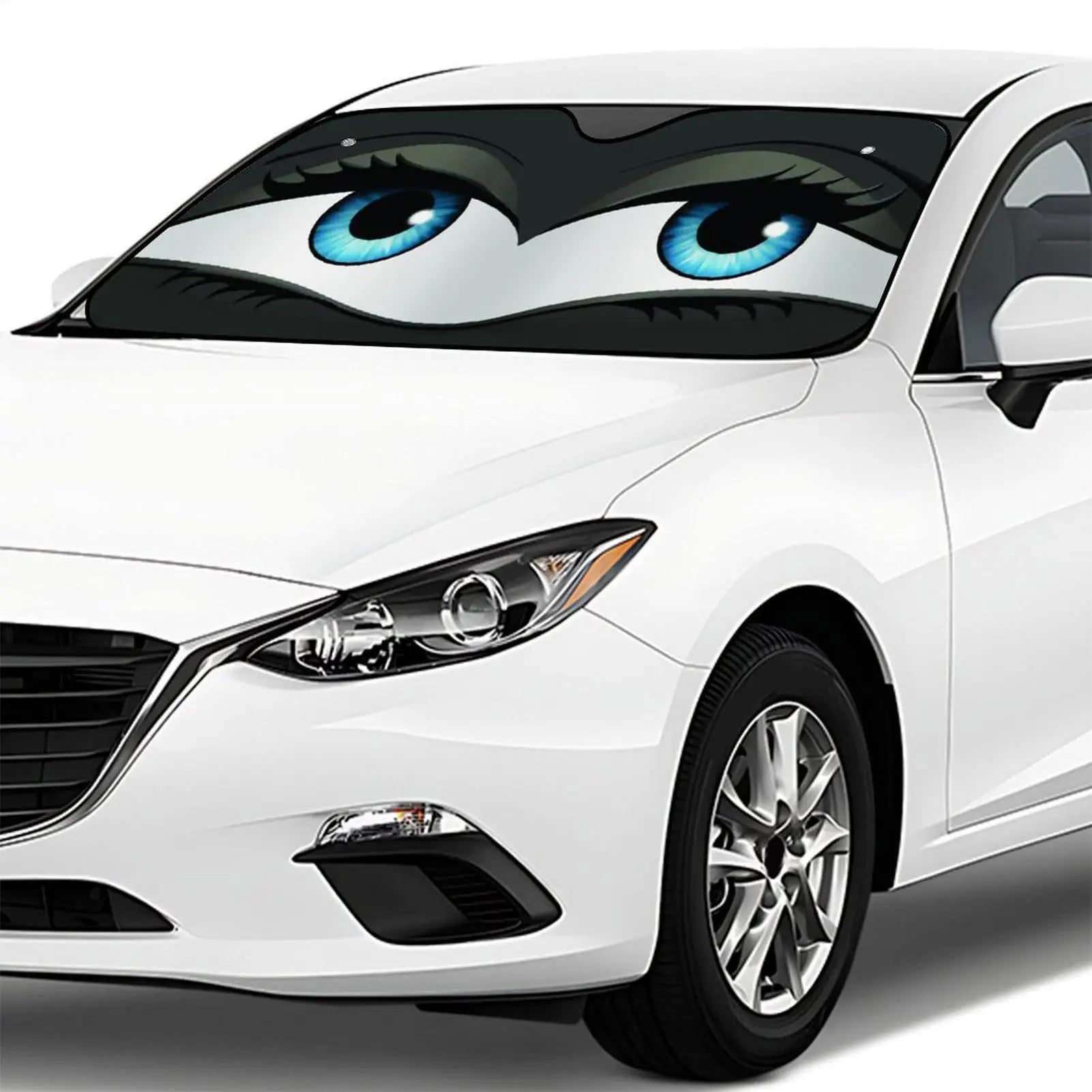 Cartoon Folding Car Sunshade Windshield Protector UV Heat Protection