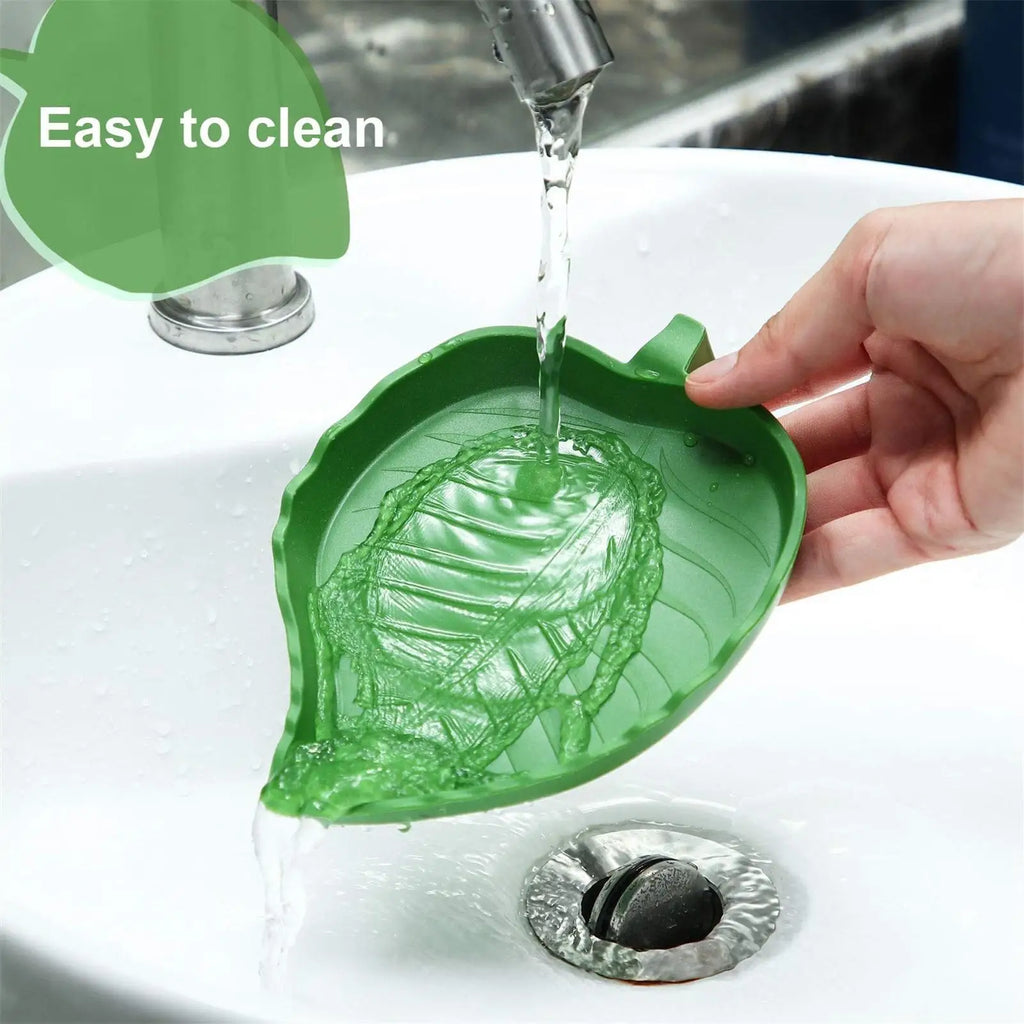 Leaf Reptile Water Dish Flat Hermit Crab Bowl for Drinking and Eating Water Plate for Turtle Lizards Hamsters Snakes Hermit Crab Zpaxo