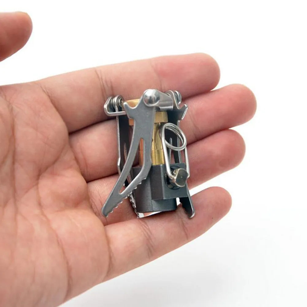 3000W Mini Gas Stove Burner Camping Folding Outdoor Portable Furnace