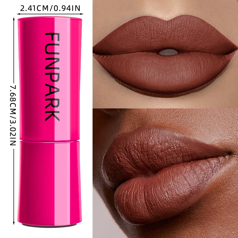 25-Color Matte Lipstick Waterproof Long Lasting Velvet Finish Lip
