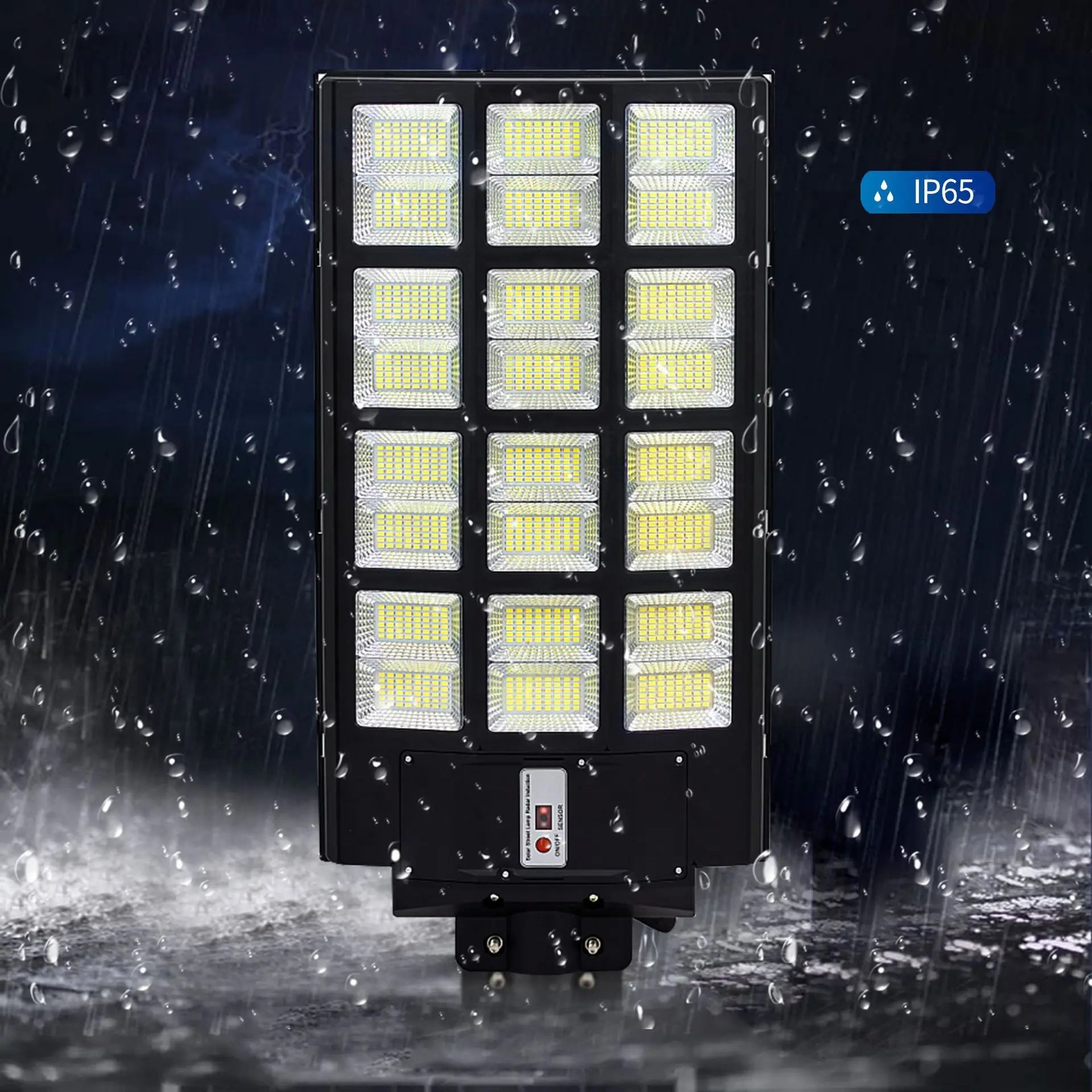 Solar Street Lights Outdoor Motion Detection Waterproof LED Flood Zpaxo