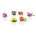 ▶3Pcs Random Dollhouse Plant, Miniature Bonsai Plant, Mini Potted Plant, Flower Model, Small Fake Green Decorative Toyhouse Zpaxo 3PCS-random