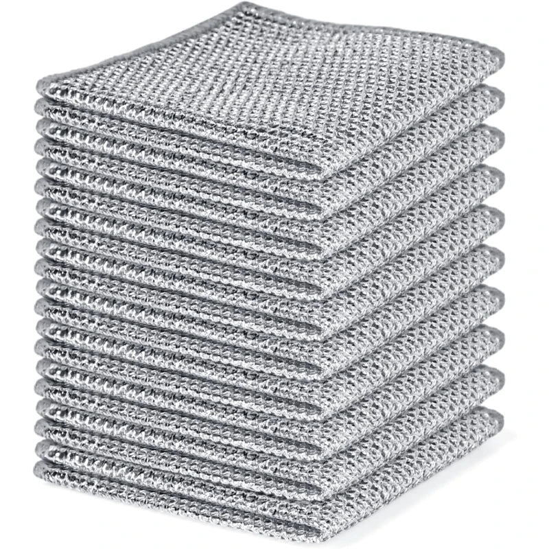 Stainless Steel Wool Scrubbers – Reusable Kitchen Cleaner 10/30/60pk