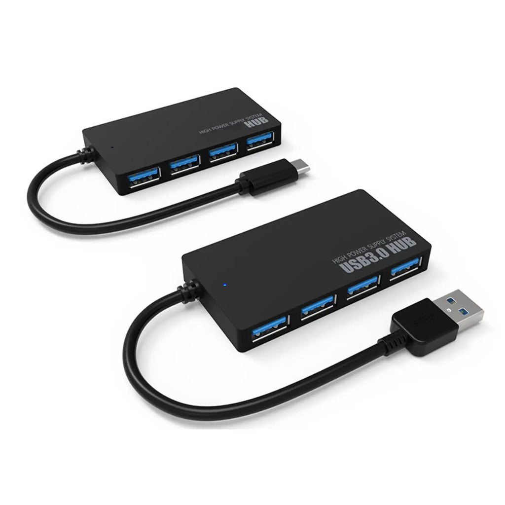 4-Port USB 3.0 Hub Splitter – 5Gbps High-Speed Port Expander USB Hub Zpaxo