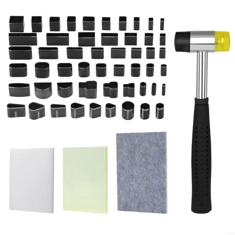 Leather Tools Carving Tool Stamping Hammer Cutting Mat Hole Craft