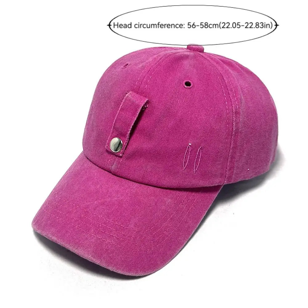 Fashiion Adjustable Sunglasses Baseball Cap Cotton Washed Sun Protection Sun Hats Solid Color Sunglasses Cap Men Zpaxo