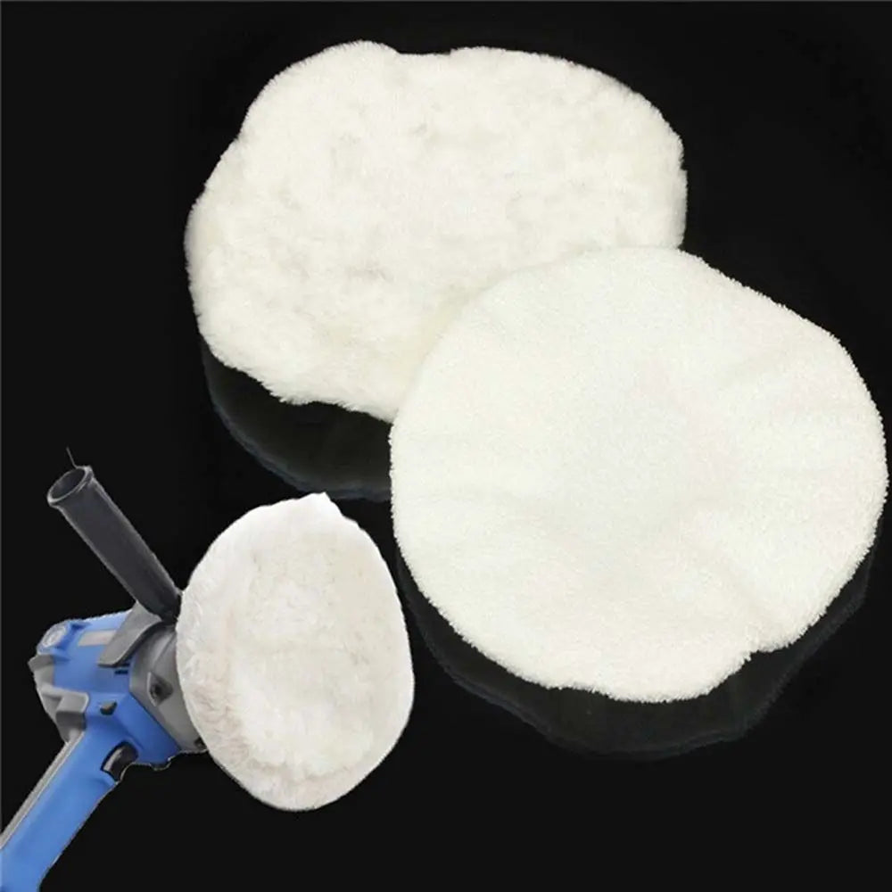 Car Paint Care Buffing Car Beauty Tool Polishing Bonnet Buffer Pad Polishing Terry Cloth Woolen Fleece Pad Waxing Polisher Zpaxo