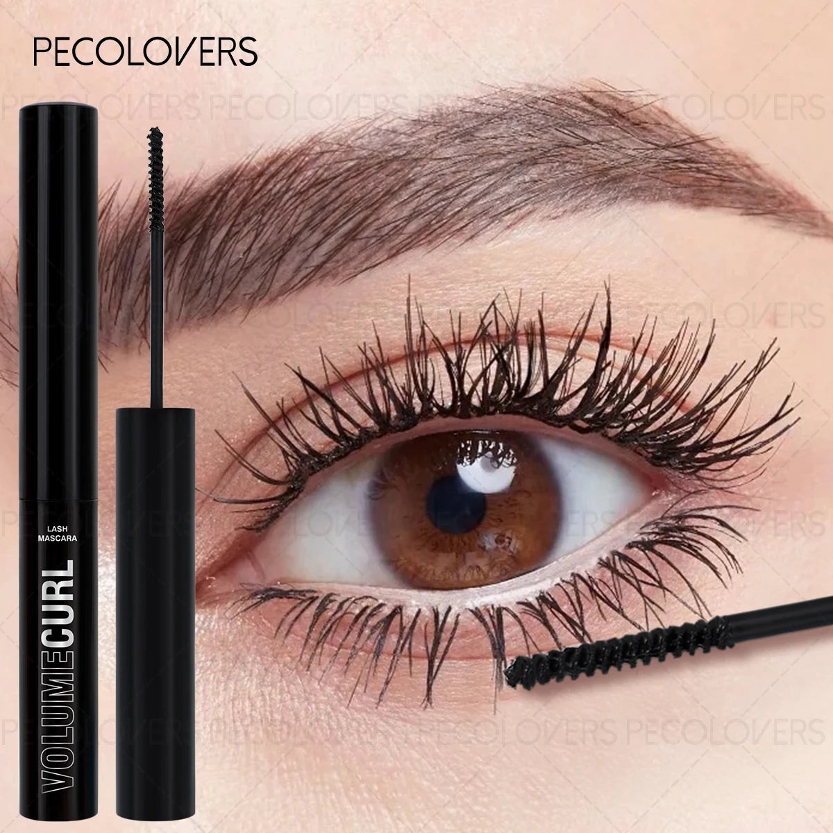 1PC [Gifts for Girls] Black Mascara Wand for Each Lash, Making Lashes Defined, Lengthened, Curled, Clump-free, Waterproof Zpaxo 01