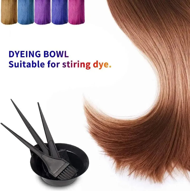 4pc Hair Coloring Kit, Hair Dye Brush, Tools for Hair Coloring Kit–Professional Dyeing Tools Set –Perfect for DIY and Salon Use Zpaxo