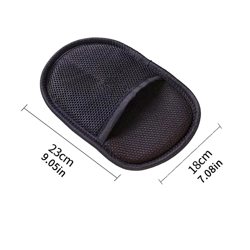 Plush Microfiber Car Wash Mitt – Waxing & Polishing Glove