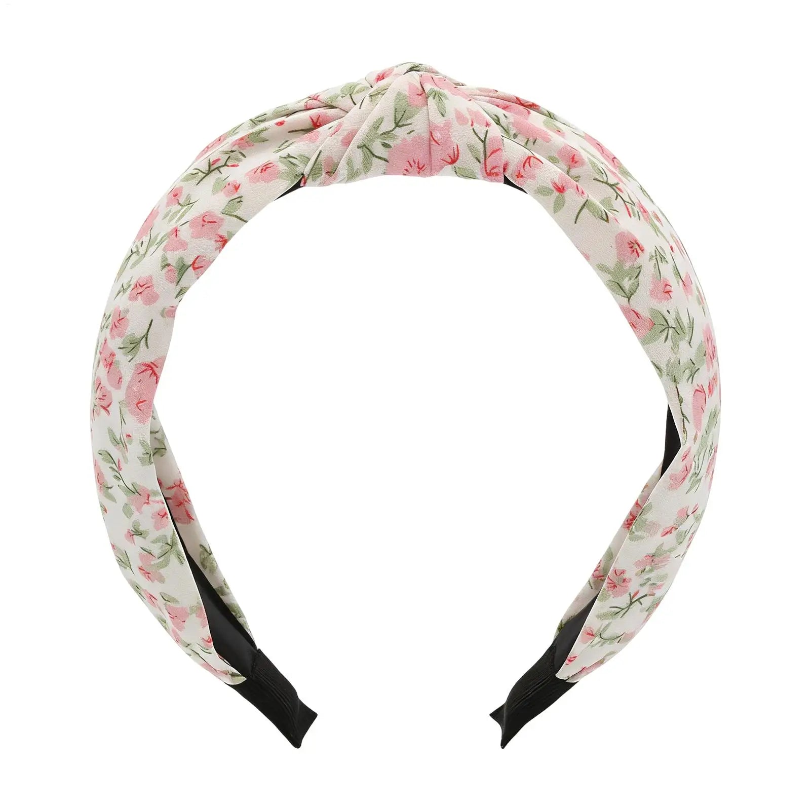 Floral Knotted Headband for Women – Non-Slip Hair Hoop Knotted Hair Headband Zpaxo