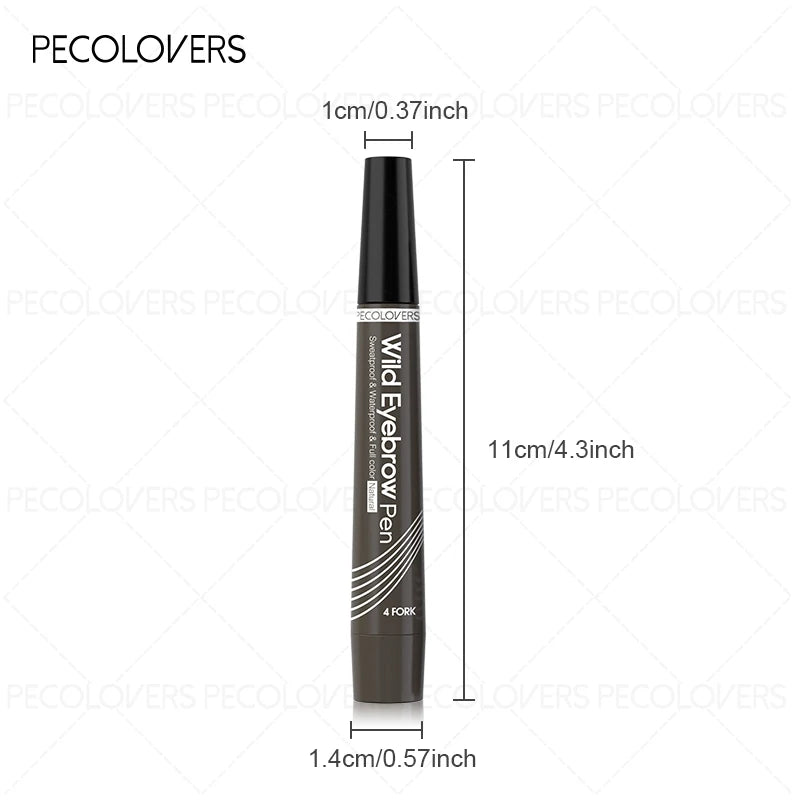 1PC Eyebrow Pencil Water Brow Pencil Waterproof Sweatproof Long-Lasting Non-Smudging,Creating Distinct Individual Strands Zpaxo