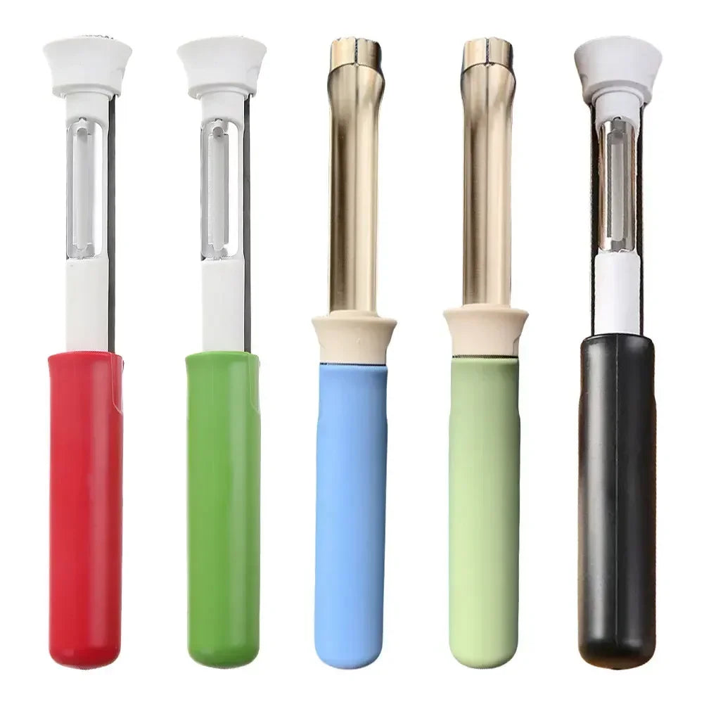 2026 Hot 2 in 1 Apple Peeler Telescopic Stainless Steel Apple Core Remover Fruit Corer Apple Seed Remover Kitchen Gadgets Tool Zpaxo