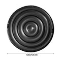 Inflatable Tub Cover Energy Saving Round Protective Lid Handles