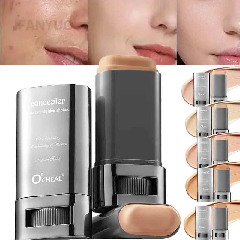 Matte Foundation Cream Stick Boosted Skin Tint Silky Texture