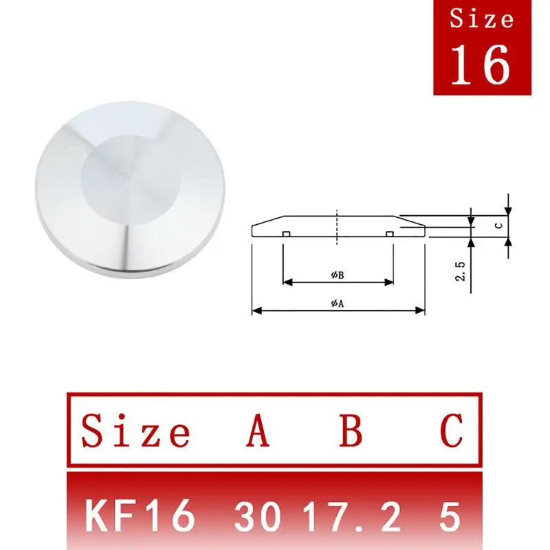 Beer Brew Pipeline Fitting SUS304 Stainless Steel KF10 KF16 KF25 KF40 Zpaxo KF16