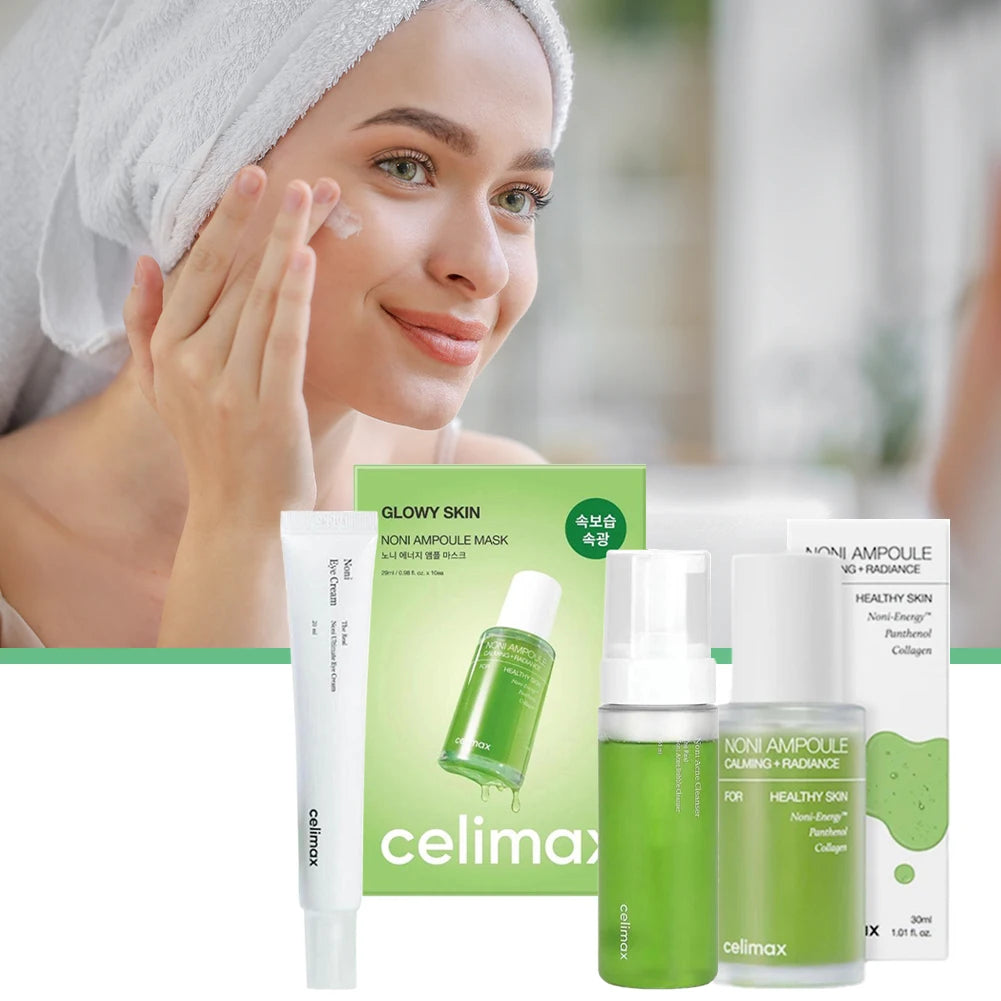Celimax Noni Extract Korean Skincare Set – Anti-Wrinkle & Hydrating Korean Skincare Set Zpaxo