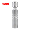 14mm 16mm With Magnetic Thin Wall Universal Joint Spark Plug Socket 12 Angle Flexible Socket Wrench Car Repair Tool Zpaxo 16MM
