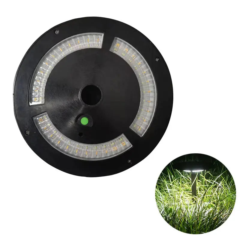 Solar Garden Lights Dual Color Always ON LED Solar Lamp for Pathway Garden Park Lighting Garden Decoration Zpaxo Black China Mainland