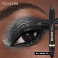 1PC Metal Double Head Eyeshadow Sticks - Soft, Waterproof, Matte and Glitter Tones, The Perfect Christmas Gift for Girls Zpaxo 05