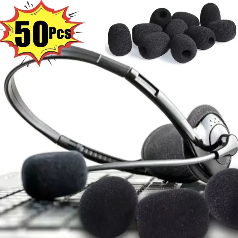 Foam Mic Windscreen Covers – Universal Lapel & Gooseneck 10/30/60 Pack