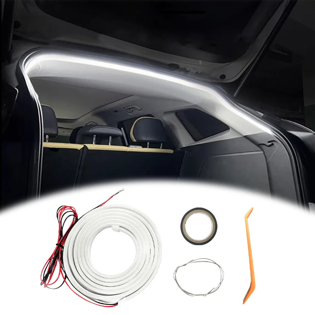 Waterproof Car Trunk Led Light Strip PVC Flexible Ambient No Drilling