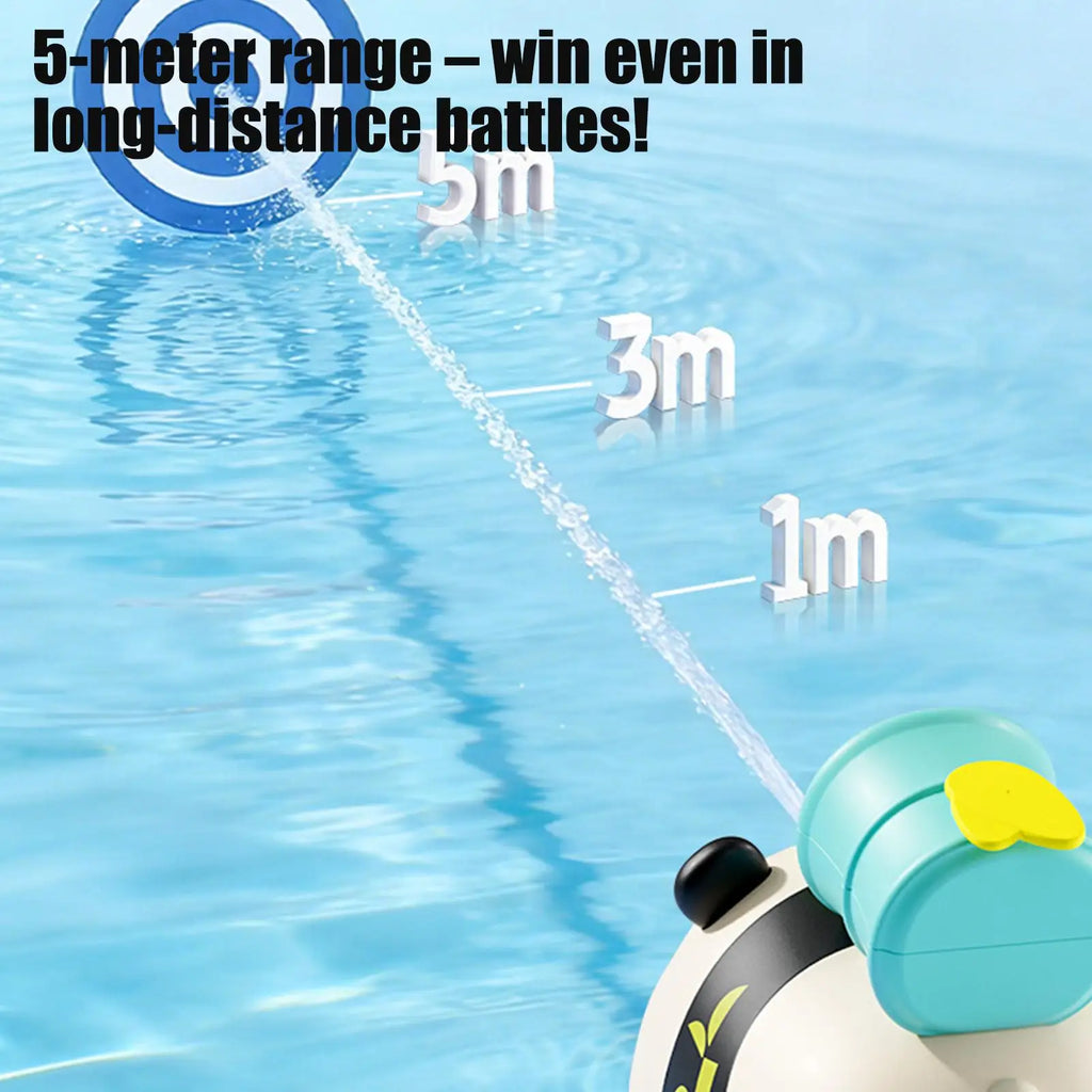 Water Sprayer Pool Toy Cute Panda Design Mechanical Wearable Spraying Zpaxo