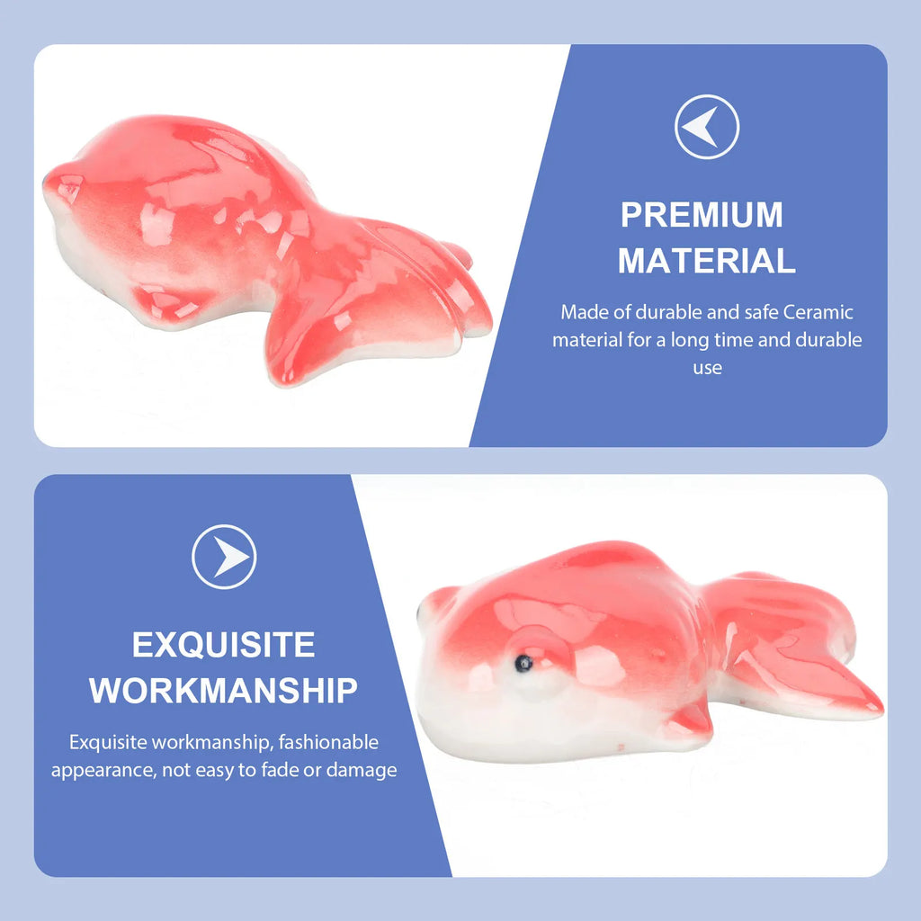 Floating Goldfish Decor Ceramic Fish Tank Ornament Aquarium