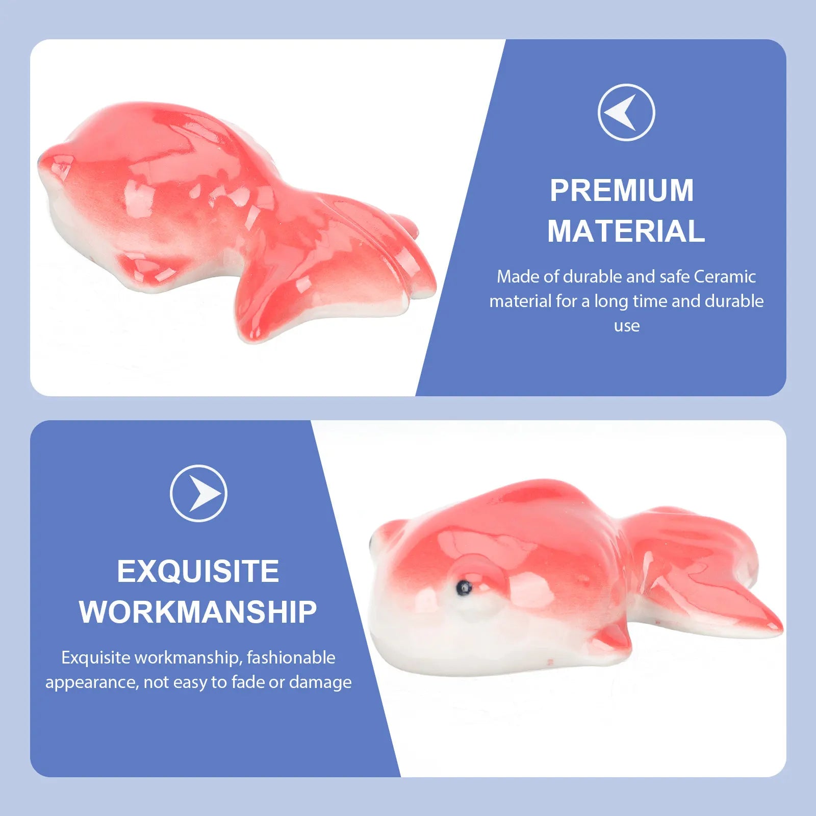 Floating Goldfish Decor Ceramic Fish Tank Ornament Aquarium