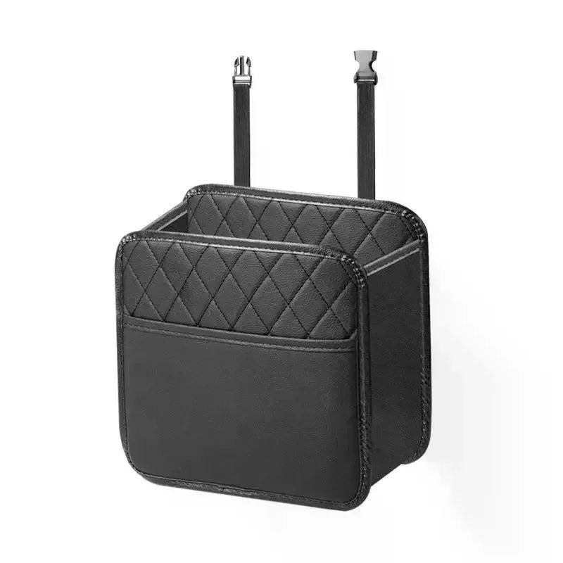 Car Seat Back Organizer – Foldable PU Leather Storage Bag