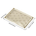 Cat Litter Mat Kitty Litter Mat Lightweight Sturdy Kitty Litter Trapping Mat Waterproof Non Slip Litter Boxes Trapping Mat Boxes Zpaxo Coffee