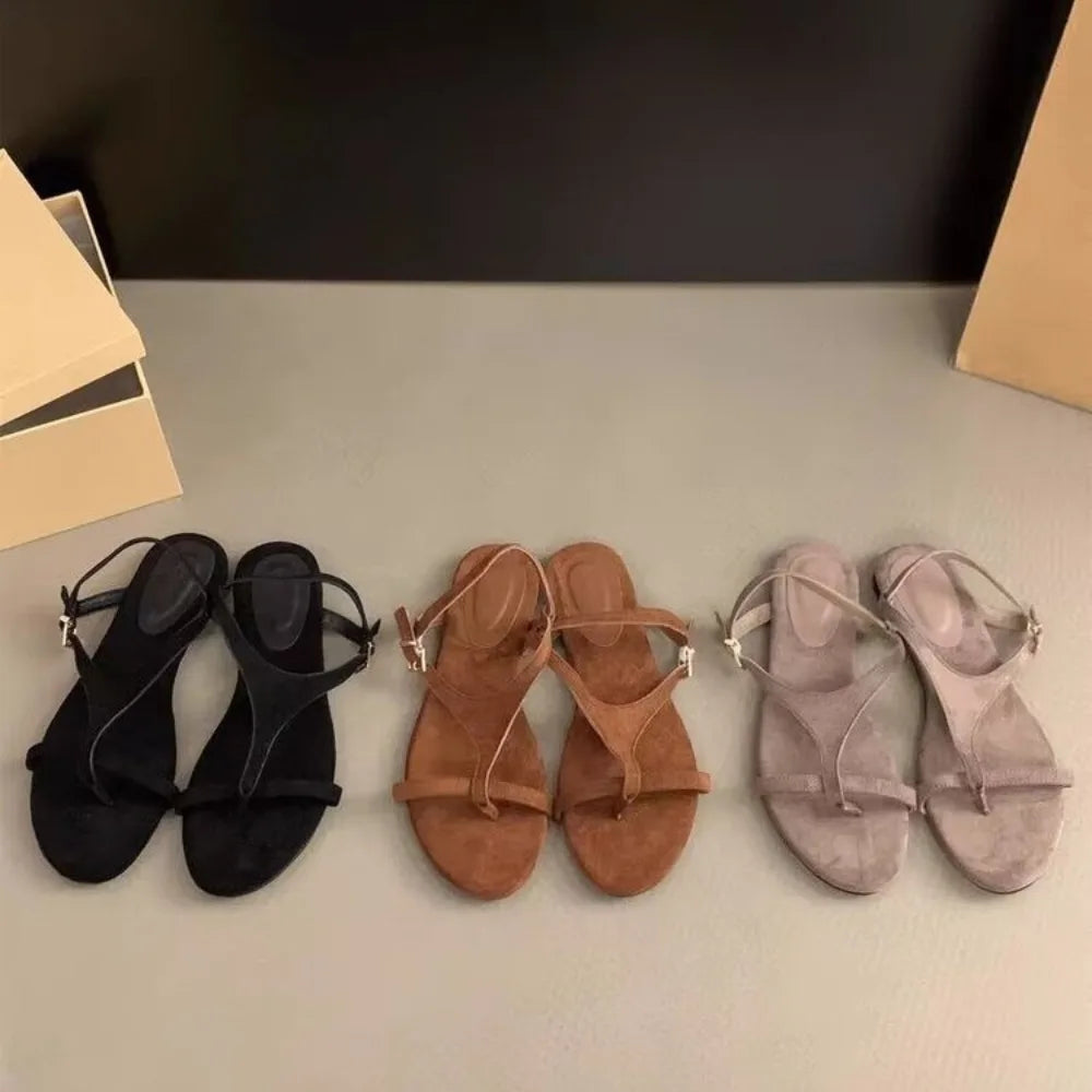 Summer Fashion Versatile Flip Toe Soft Sole Sandals Women's Outer