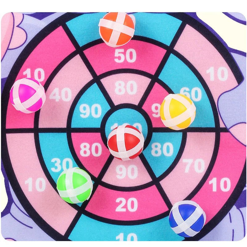 Montessori Dart Board Target Sports Game Toys Children 4 6 Years Old