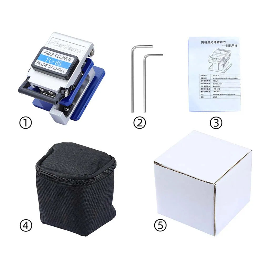 Optical Fiber Cleaver FC-6S FTTH Metal High Precision Cold Connection Cutter Tool Zpaxo as picture