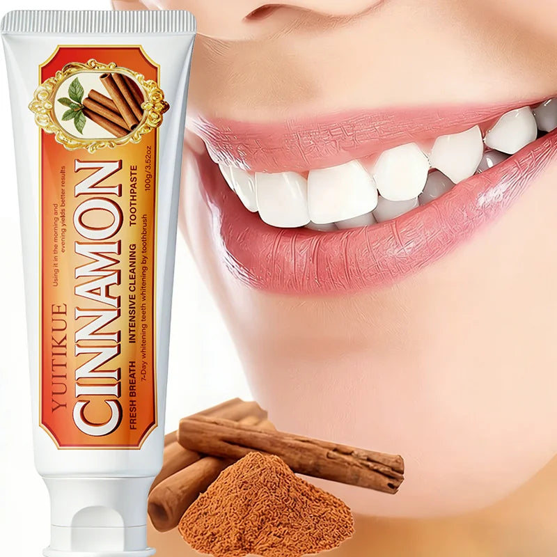 YUITIKUE Cinnamon Toothpaste – Gum Care & Fresh Breath Natural Toothpaste Zpaxo