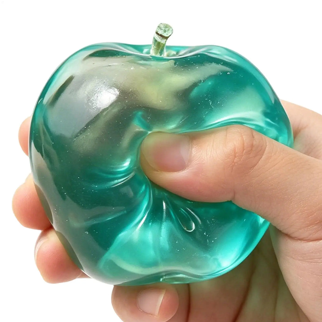 Fruit Shape Stress Ball Slow Rising Sensory Squeeze Apples Fidget Toy
