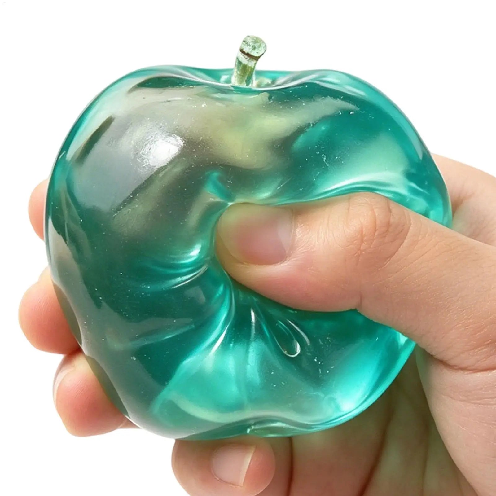 Fruit Shape Stress Ball Slow Rising Sensory Squeeze Apples Fidget Toy