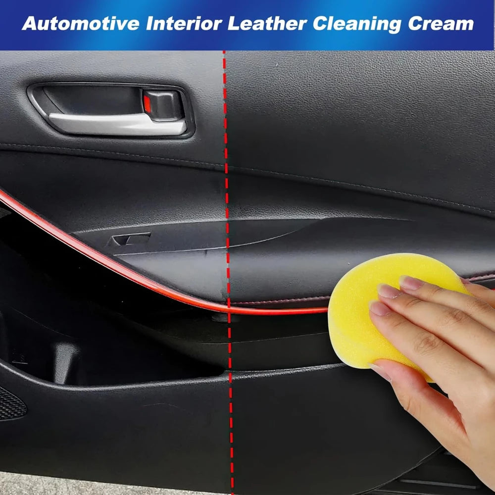 Natural Leather Conditioner Genuine Leather Mink Cream Care Oil Refurbishing Restoration Agent Car Odorless Interior Polishing Zpaxo