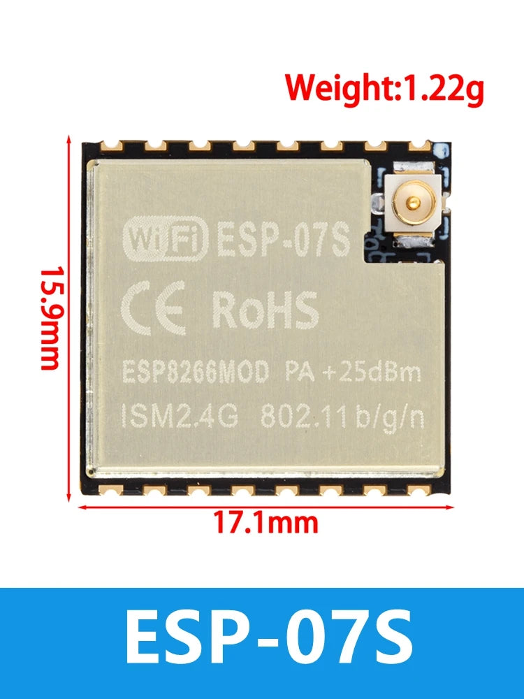 ESP8266 Serial WIFI Model ESP-07 ESP-07S Authenticity Guaranteed ESP07 Zpaxo esp-07s