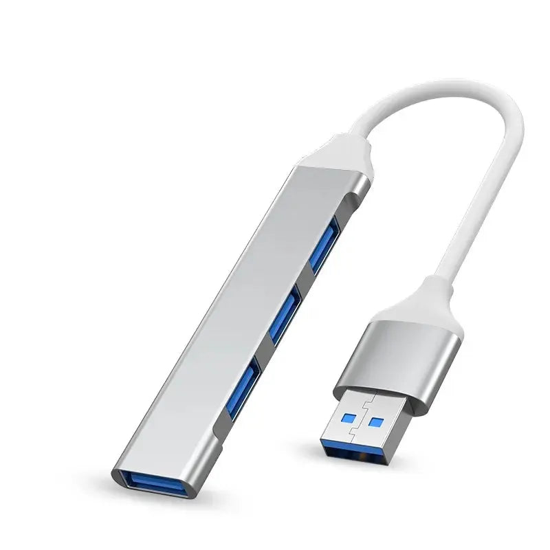 Mini USB C Hub 4Port Adapter USB3 1Multi Splitter 4in1 Docking Zpaxo