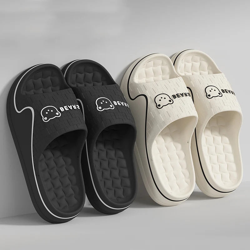 Women's Home Slippers Cute Cartoon EVA Indoor Bathroom Sandals Soft