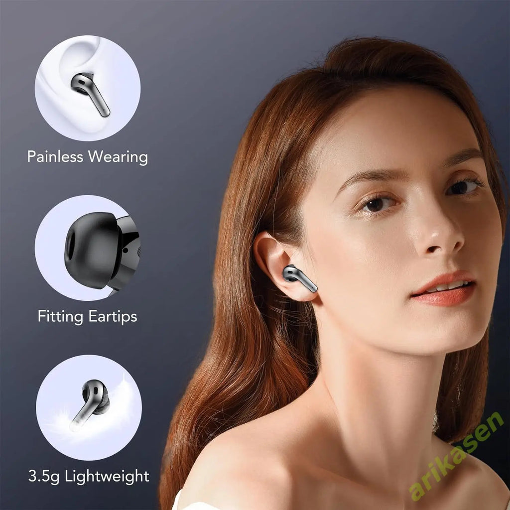 Wireless Bluetooth Earbuds Headphones 52 Hrs Playtime IPX7 Waterproof