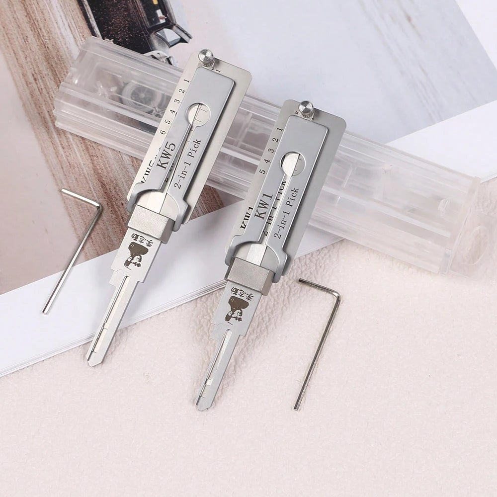 2-In-1 Locksmith Tools SS001PRO SS002PRO KW1 KW5 SC1 SC4 Lock Decoder Key Decoder Lock Pick Tools Zpaxo