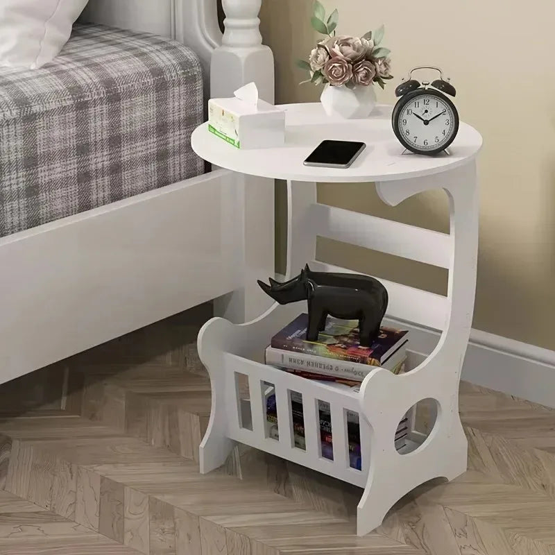 Mini Round Table Bedside Bedroom Furniture Modern Minimalist