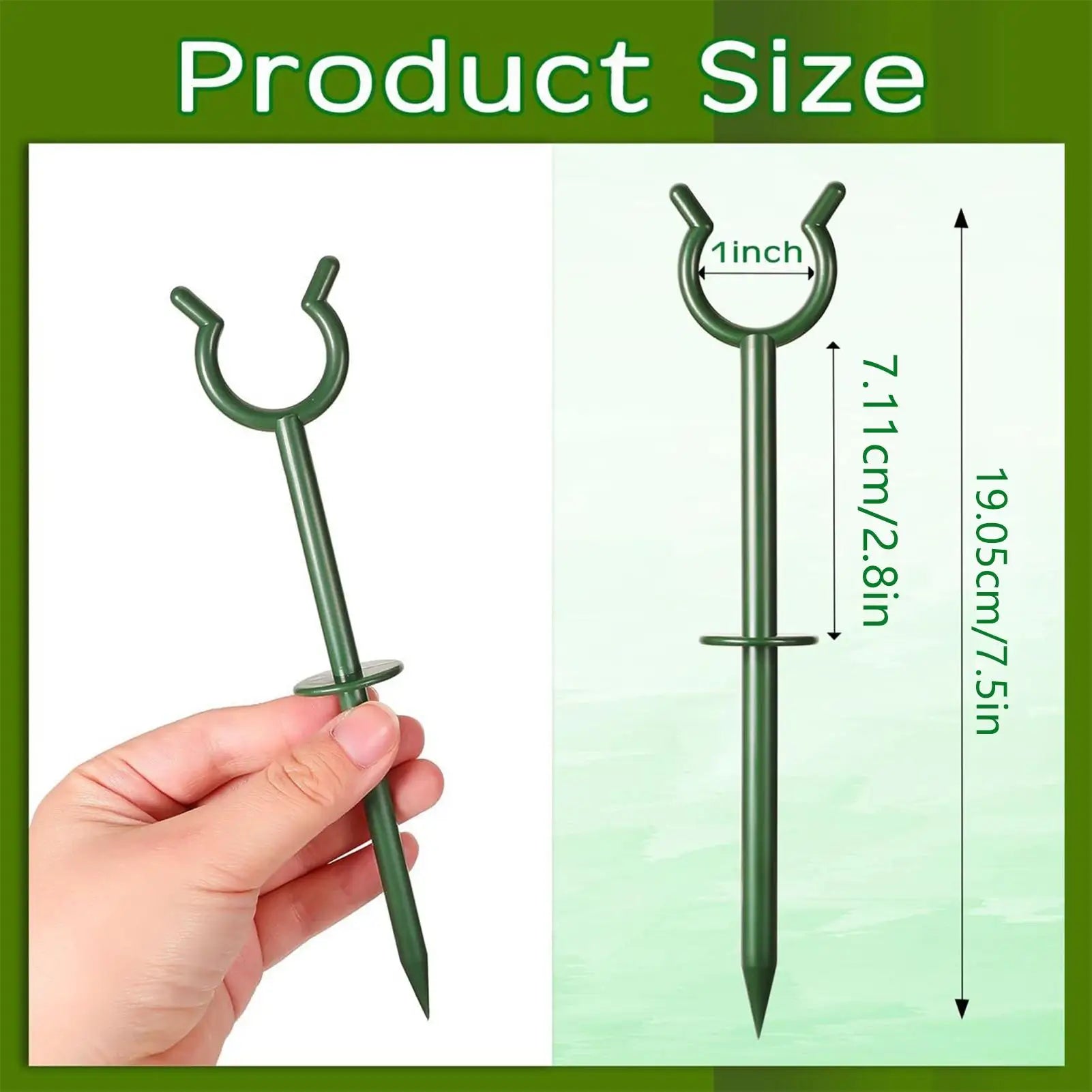 Hose Guide Hose Holder Spike for Lawn and Plant Saver 10 Pieces Plant Protection Irrigation Watering Holder Bracket for Yard Zpaxo