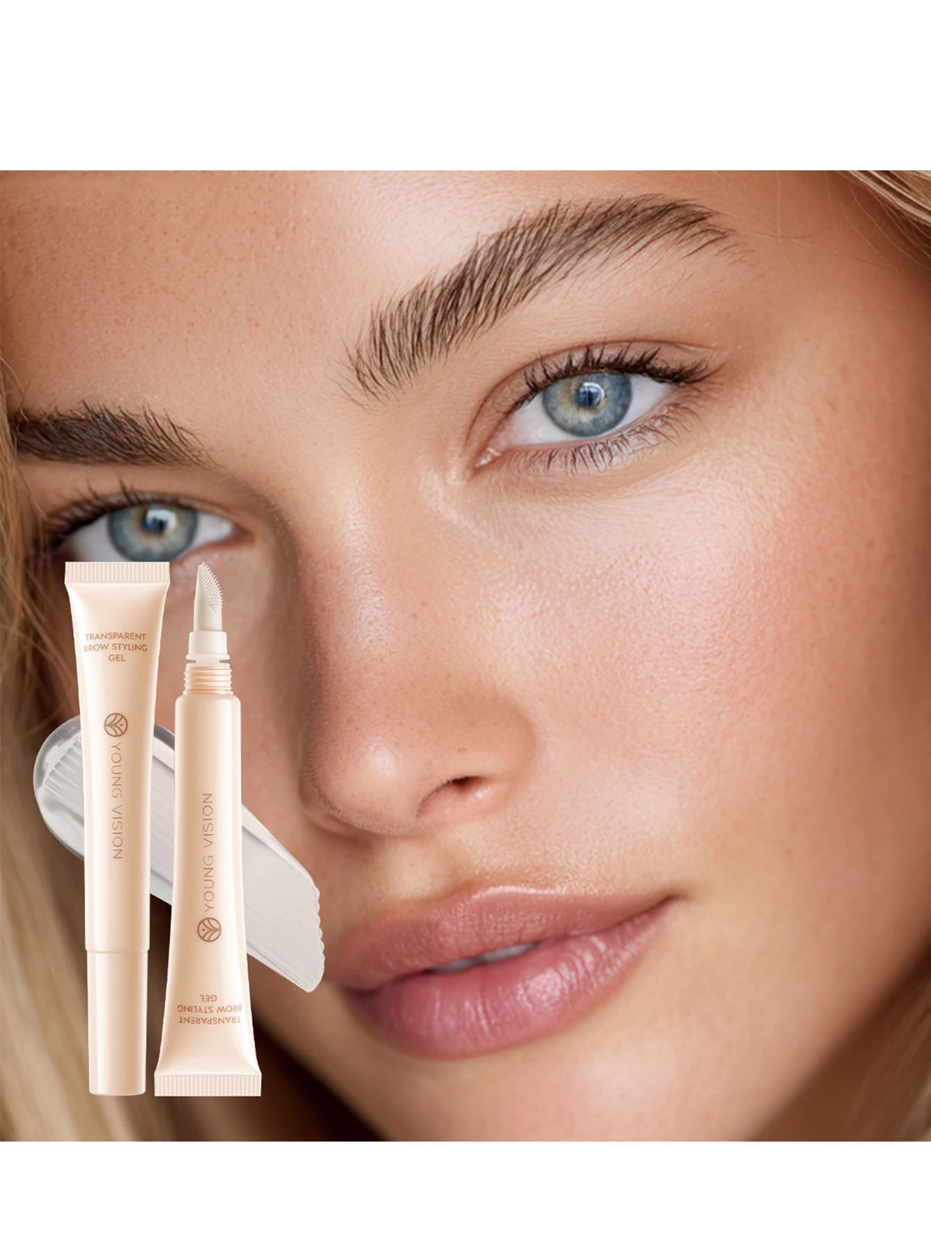 Clear Eyebrow Gel – Lightweight, non-flaky formula with micro comb applicator for even coverage, natural texture, and perfect br Zpaxo